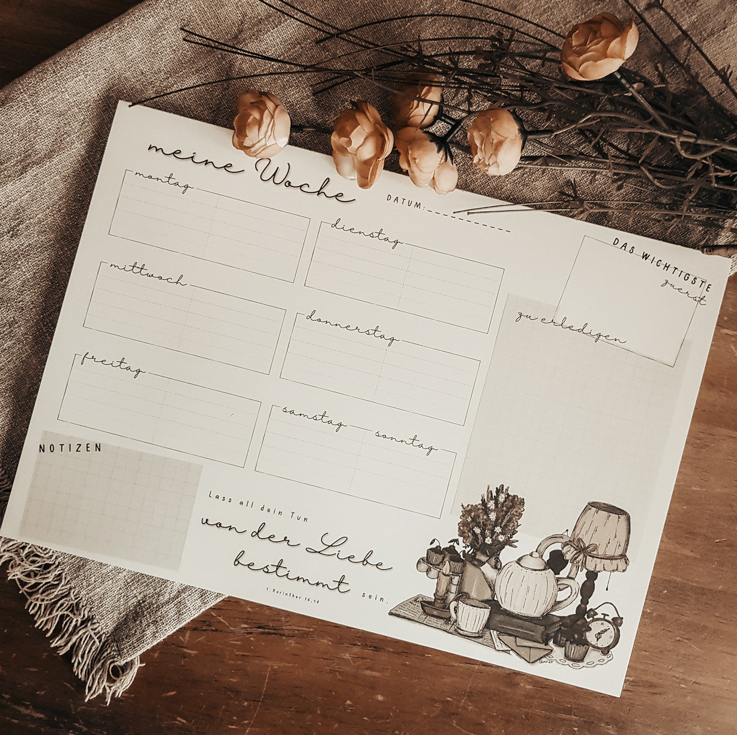 Wochenplaner A4