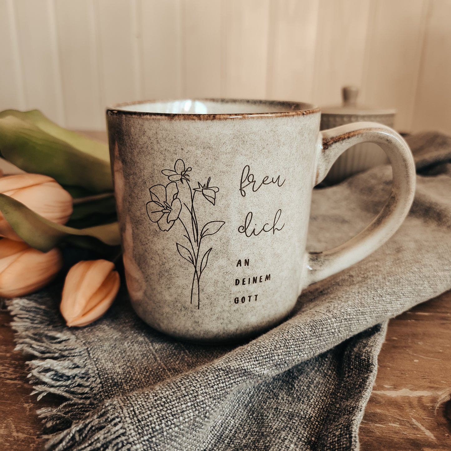 Tasse "freu dich"