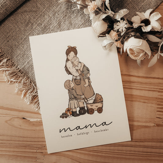 Postkarte “Mama”
